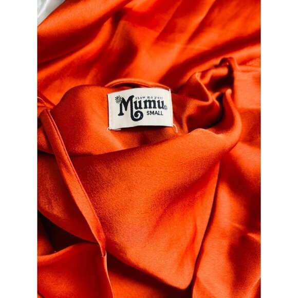 Show Me Your Mumu Verona Cowl Neck Burnt Orange Sz S - Picture 12 of 14